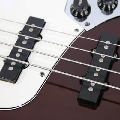 Fender Standard Jazz Bass with Rosewood Fretboard 1998 - 2008 - Midnight Wine image 9