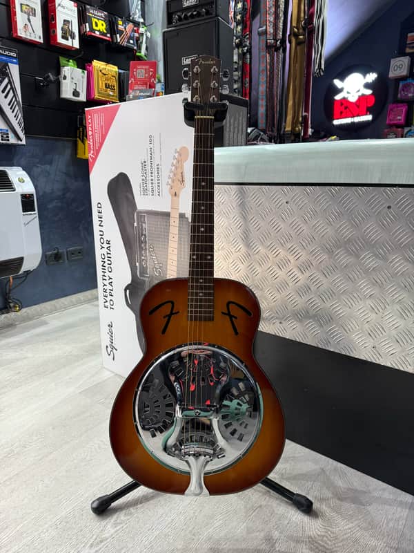 Fender FR-50 Resonator Acoustic Guitar Sunburst | Reverb Canada
