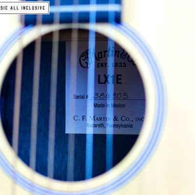 Martin LX1 Little Martin Natural Electro Acoustic Mex image 9