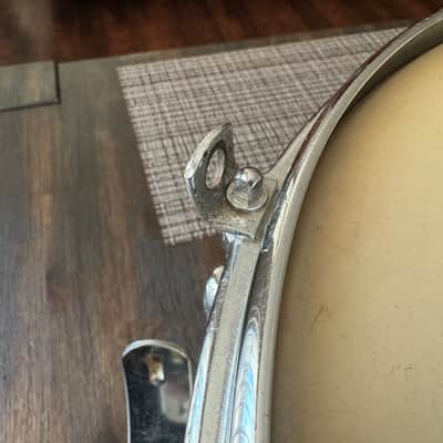 10”x14” 1957 Vintage Slingerland Parade Drum - Complete and Original image 7