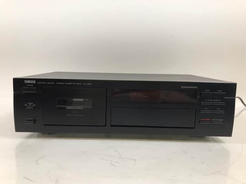 Yamaha KX-580 Natural Sound Stereo Cassette Deck | Reverb
