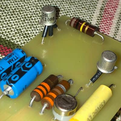 Godfather Fuzzworks Custom Fuzz Face Matched Pair BC 108B & C Silicon Upgrade Drop-In Circuit image 5