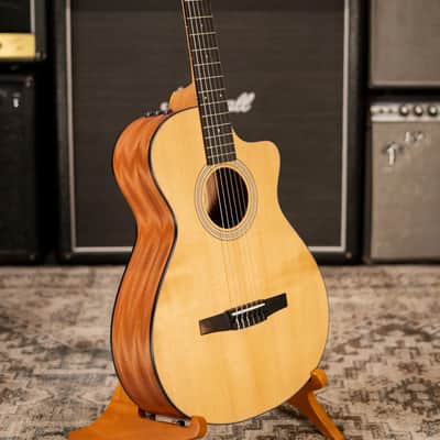 Taylor 112ce-N Nylon Grand Concert Acoustic/Electric Guitar with Gig Bag image 15