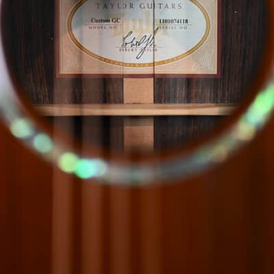 Taylor Custom Grand Concert from 2017 in Red Sinker/Cocobolo with original Hardcase image 5