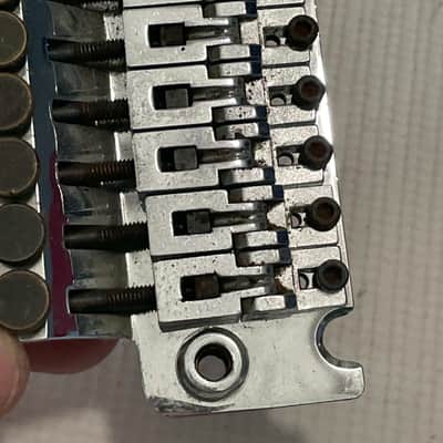 1980's Original German Made Chrome Floyd Rose Guitar Tremolo Bridge image 17