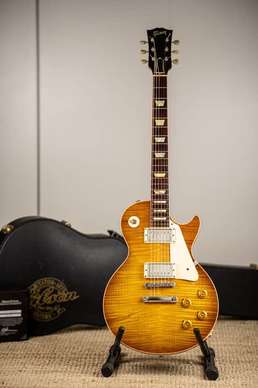 Gibson Custom Shop Historic Les Paul Standard VOS Reissue - Honey Burst SUPER-FLAMED TOP! image 1