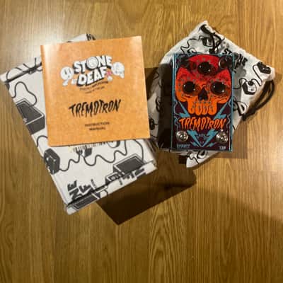 Stone Deaf FX Tremotron Analog Tremolo 2010s - Blue/Orange image 6