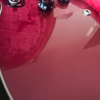 Rare Gibson SG Goddess 2006 - Unique Custom Dark Pink Refinish - Ebony Board image 6