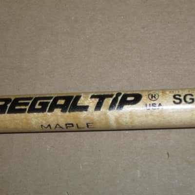 TWO Pairs (new old stock) very near A+ condition Regal Tip SG-A sticks: maple wood / natural stain finish (with paper sleeve packaging) from 2000s / 2010s image 15