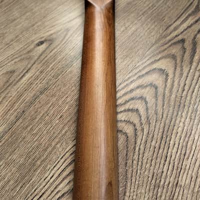 Telecaster Compatible Roasted Maple and Rosewood Vintage Guitar Neck Nitro Satin 21 Fret Stainless Steel - Nickel Silver image 4
