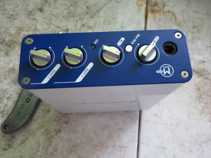 Digidesign MBox 2 Mini USB Audio Interface 2000s - Blue image 1