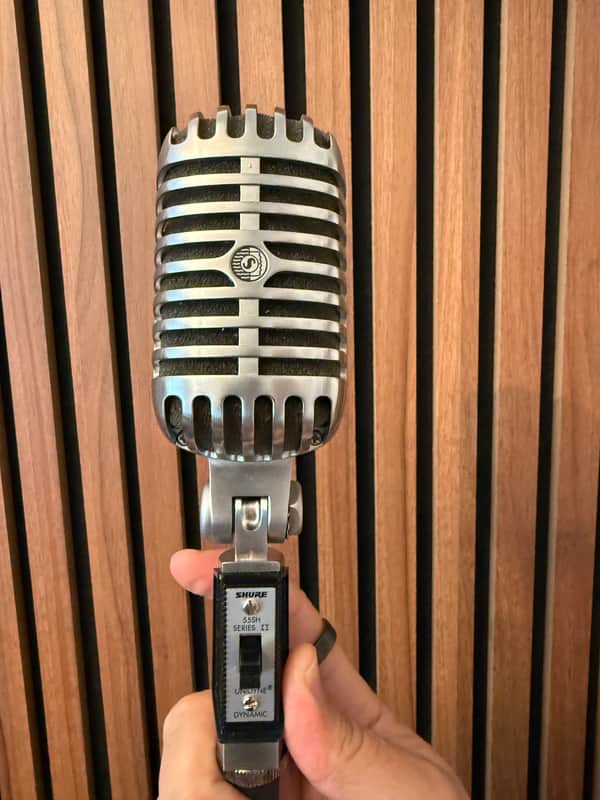Shure 55SH Series II Unidyne Cardioid Dynamic Microphone 2004 - Present - Silver image 1