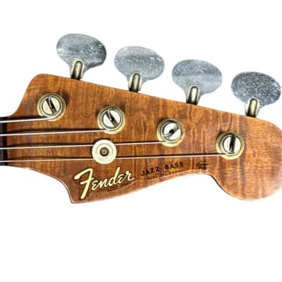 Fender Custom Shop 1964 RELIC Artisan Jazz Honeyburst Flame Burl ROASTED Maple Neck/Rosewood *IN STOCK image 14