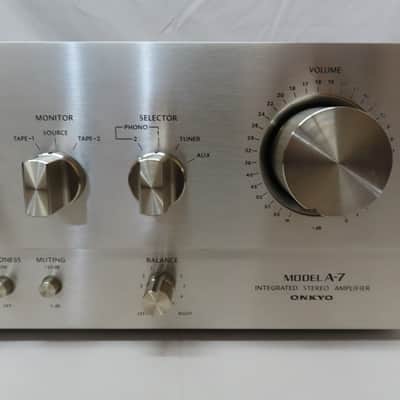 Vintage Onkyo A-7 Stereo Integrated Amplifier - 68 Watts Per Channel Amp image 4