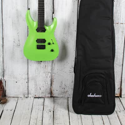 Jackson Pro Plus Series Soloist SLA2 HT Electric Guitar Toxic Apple with Gig Bag image 2
