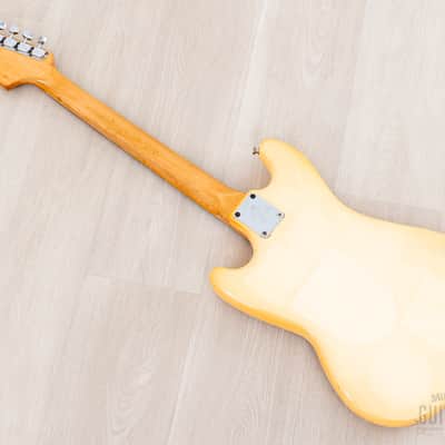 1981 Fender Mustang Vintage Offset Guitar Olympic White w/ Case image 13