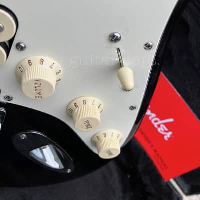 ♚ PRISTINE ♚2014 Fender American Standard Stratocaster HSS *USA♚BLACK♚Custom Shop PuPs image 19