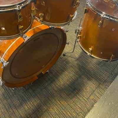 Yamaha 50th Anniversary Hybrid Maple Shell Pack - Curly Maple Antique Natural image 3