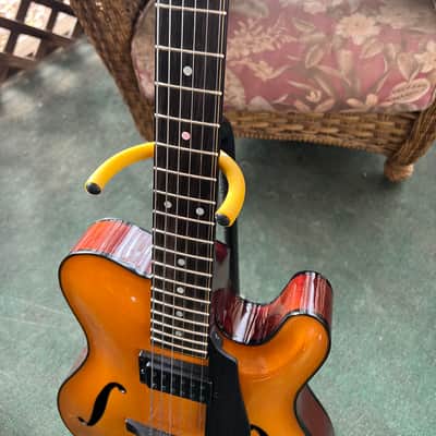 Tim Bram Tribute thinline archtop custom built image 5