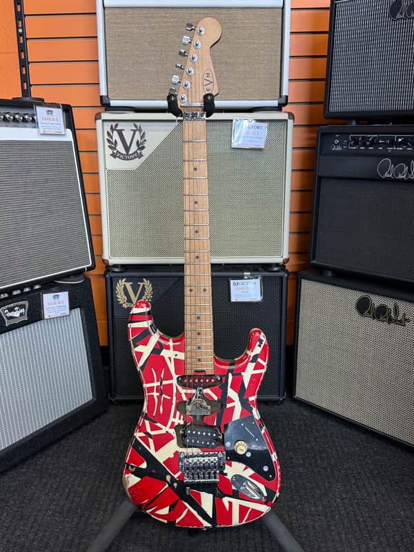 EVH Striped Series "Frankenstein™" electric guitar, Frankie - Open Box image 1