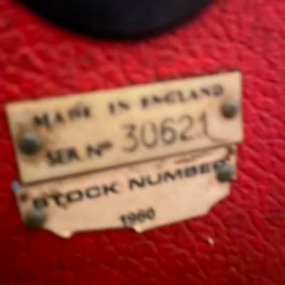 Immagine Vintage 1971 Marshall 1960A 4x12" Angled Guitar Speaker Cabinet 1964 - 1979 - Red - 4
