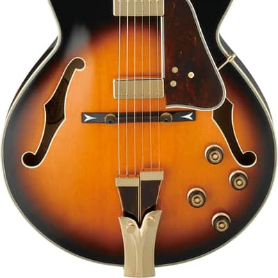 Ibanez GB10 George Benson Signature Hollowbody Electric Guitar, Ebony Fingerboard, Brown Sunburst image 2
