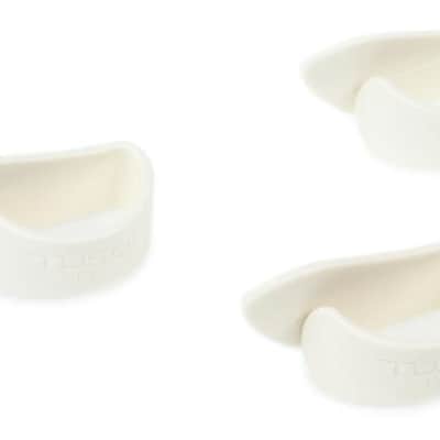 Graph Tech 1.40mm Bright Tone Tusq Thumb Picks (3) - WHITE, #PQP-0140-W3