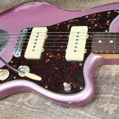 MyDream Partcaster Custom Built - Relic Burgundy Mist Lollar JM 58 Halon image 4