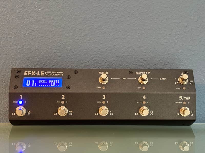 MusicomLab EFX-LE Controller/Loop Switcher 2010s Black image 1