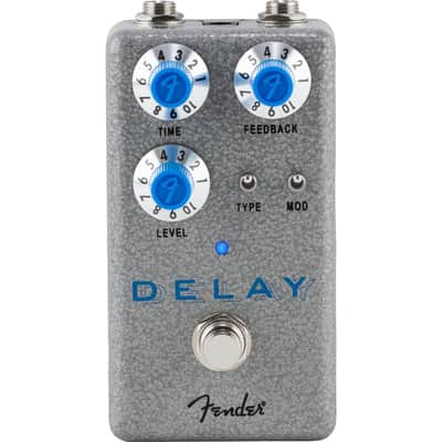 Fender Hammertone Delay Effects Pedal - Hammered Metal image 4