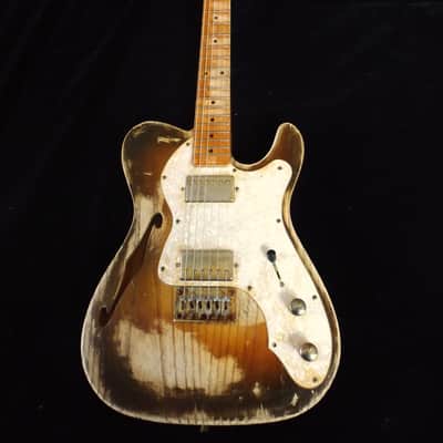Tab Benoit Telecaster STYLE guitar! Heavy Relic Roadworn Country-Punk Thinline PROJECT! image 1