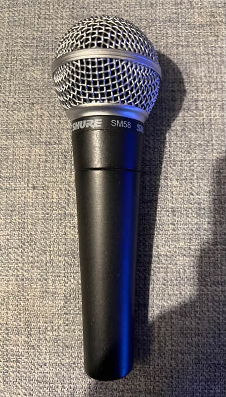 Shure SM58 Handheld Cardioid Dynamic Microphone 1984 - Present - Black image 1