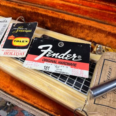 1962 Fender Deluxe 8-String Lap Steel w/OHSC, Hang Tags, Accessories image 11