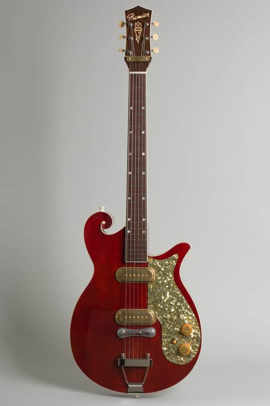 Premier E-722 Solid Body Electric Guitar (2025), ser. #03, original black tolex hard shell case. image 1