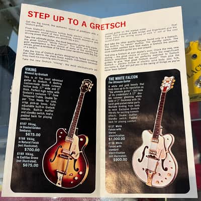 Gretsch Guitar and Bass Brochure 1960’s imagen 2