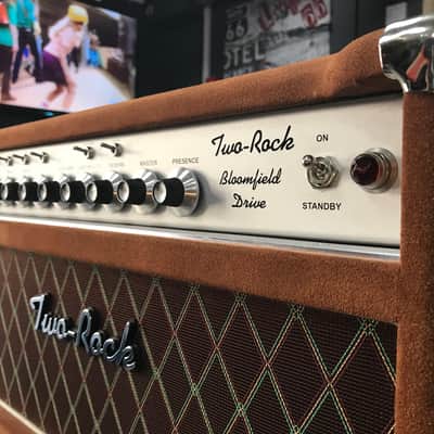 Two Rock Bloomfield Drive in Brown Suede w/ Matching 2x12 Cabinet RARE! image 19
