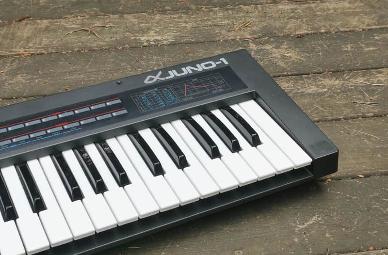 Roland Alpha Juno-1 49-Key Programmable Polyphonic Synthesizer 1985 - 1988 - Black image 1