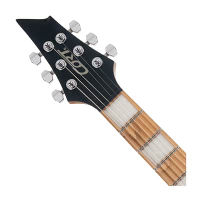 Cort KX600 Infinite Double Cutaway Electric Guitar w/Bag - Black Satin image 4