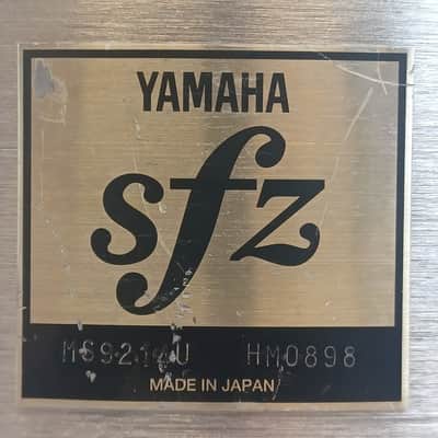 Yamaha 12x14"SFZ Brushed Chrome Marching Snare Drum Japan Die-Cast Rims 9214U image 2
