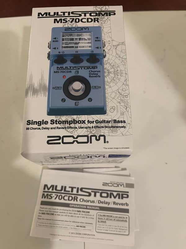 Zoom MS-70CDR MultiStomp