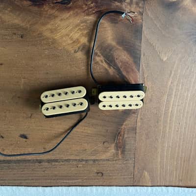 DiMarzio Super Distortion PAF Humbucker pickups 1978 1980- Double cream original vintage USA image 1