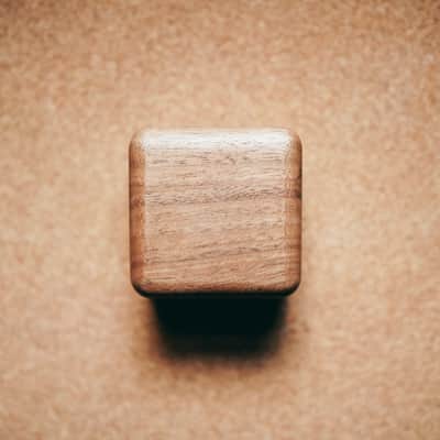 Premium Bone Bridge Pins in Pearl with Abalone Inlays & Walnut Wooden Box image 4