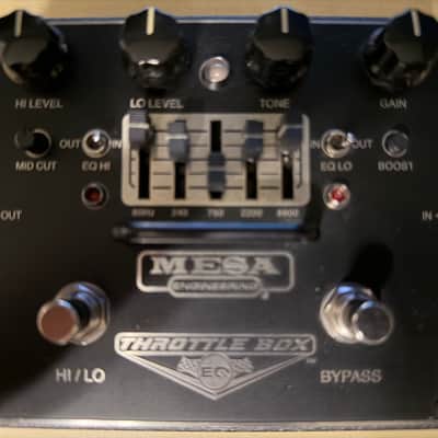 Mesa Boogie Throttle Box EQ Overdrive Pedal 2010s - Black