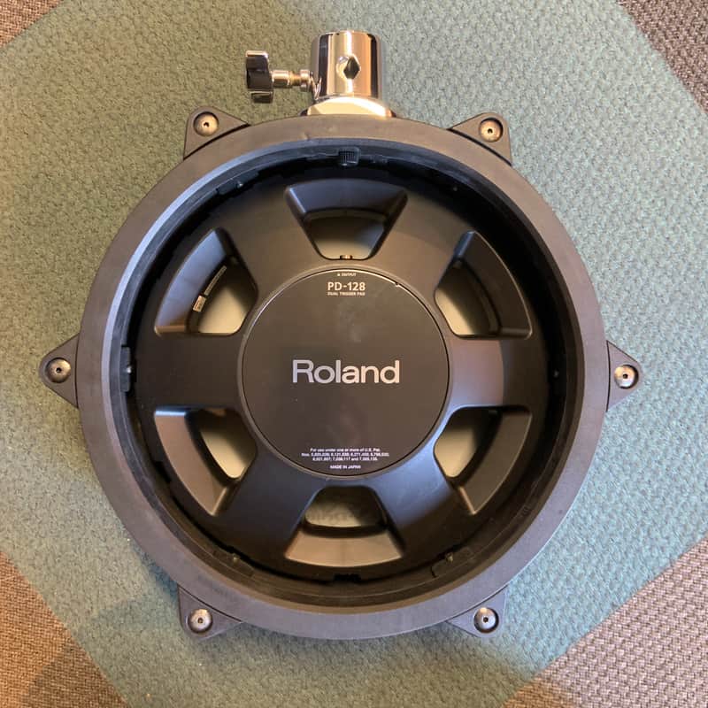 Roland PD-128-BC V-Pad 12" Dual Trigger Mesh Drum Pad - Black Chrome image 1