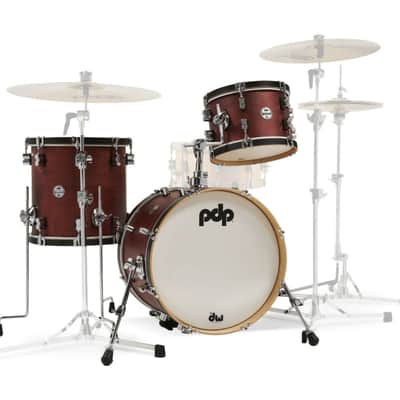PDP Concept Classic 3-Piece Bop 18/12/14 Drum Shell Pack - Ox Blood - PDCC1803OB image 1