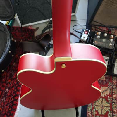 D'Angelico Deluxe EXL-1 Hollow Body Archtop 2010s - Matte Cherry image 6