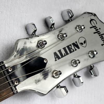 Custom Painted & Upgraded Epiphone LP Special guitar (Custom Aged and Worn) and Matching Headstock Bild 7