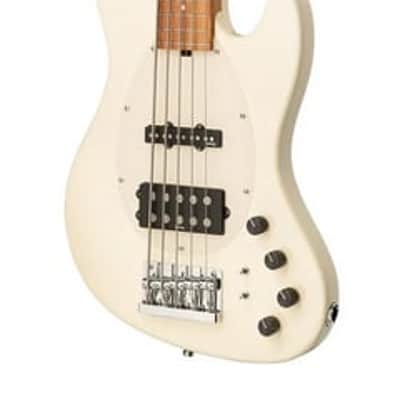 Sadowsky MetroExpress 21-Fret Vintage M/J Bass, Morado Fingerboard, 5-String - Solid Olympic White High Polish image 8