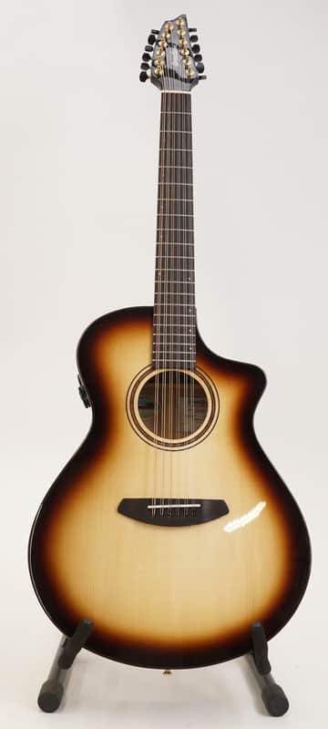 Breedlove Artista Pro Concert 12 String Right-Handed Acoustic-Electric Guitar with European-Myrtlewood Body (Burnt Amber Burst) image 1