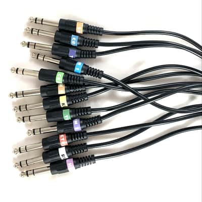 3 SETS of Yamaha Drum Cable Snake Stickers for Auxiliary Accessories - Decal Label Pair Pack image 3